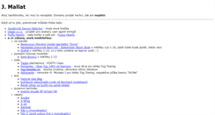 Desktop Screenshot of mallat.cz
